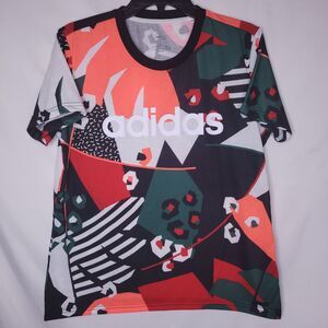 Adidas Farm Rio Shirt Womens Large Floral AOP